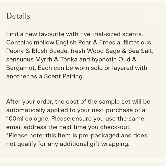 Jo Malone London Cologne Discovery Collection - Picture 3 of 5